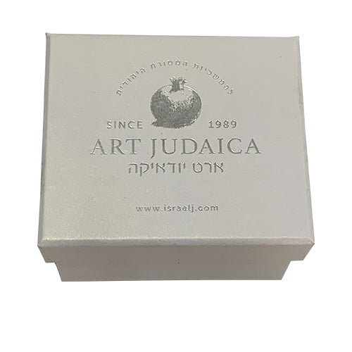 אריזת מתנה לגביע קידוש קריסטל מהודר כסוף