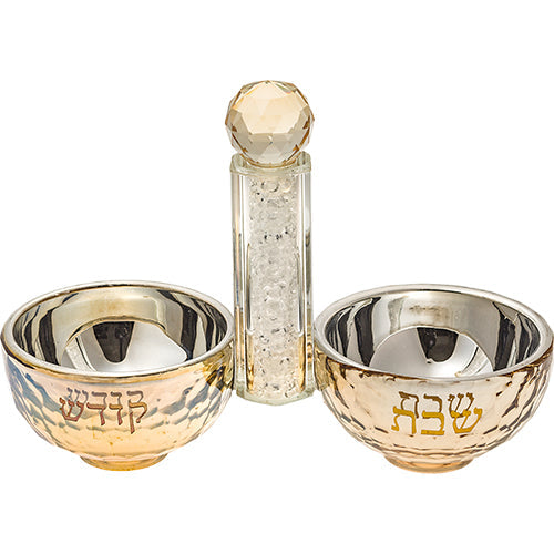 🎁 מלחית שבת קודש קריסטל מהודרת יוקרה בקטנה לשולחן השבת (30% off)