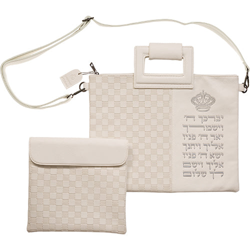 סט תפילה יברכך - תיק מפואר לטלית בעיצוב יוקרתי עם סידור וכיפה תואמים Translation missing: he.content.product_image_secondary
